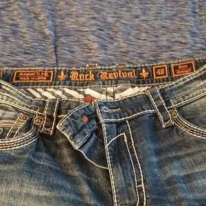 Men's brand new blue jeans